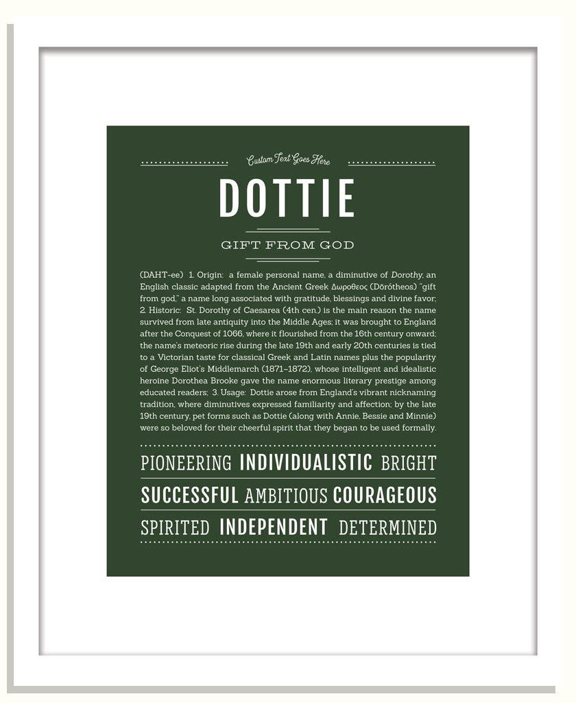 Dottie | Name Art Print