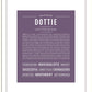 Dottie | Name Art Print