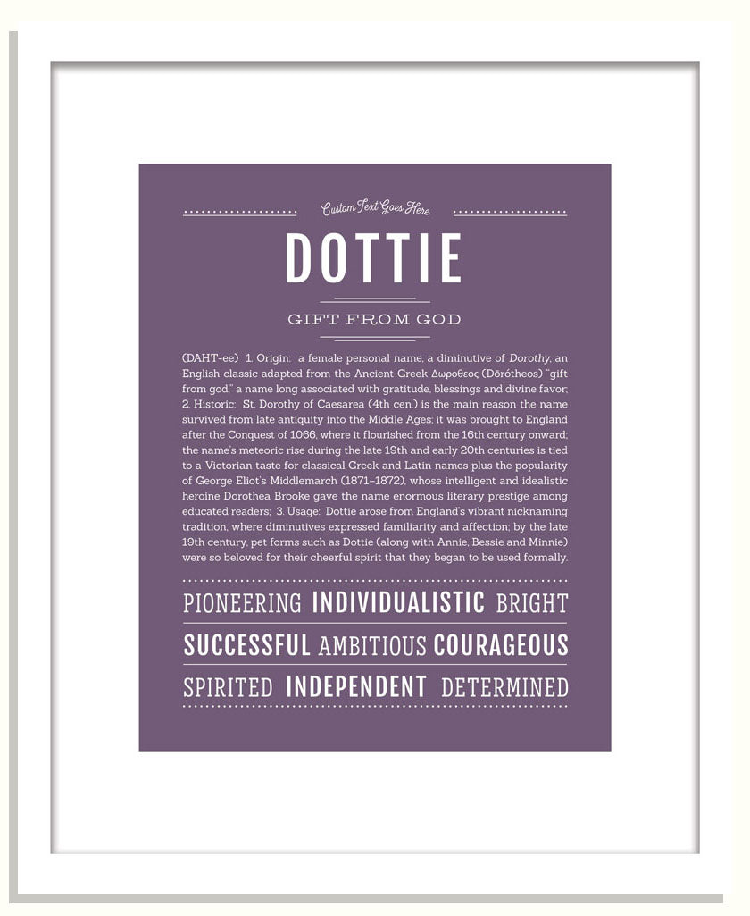 Dottie | Name Art Print