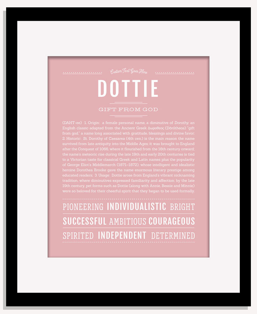 Dottie | Name Art Print