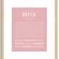 Dottie | Name Art Print