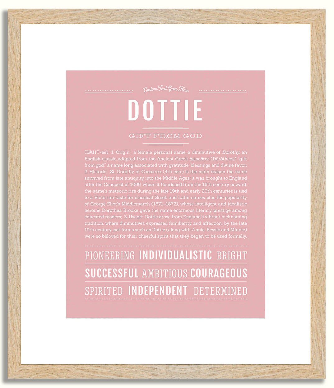 Dottie | Name Art Print