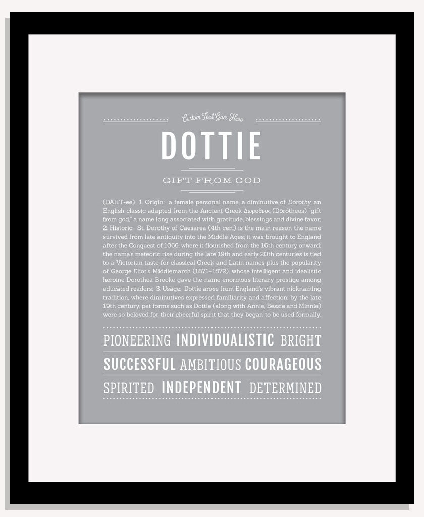 Dottie | Name Art Print