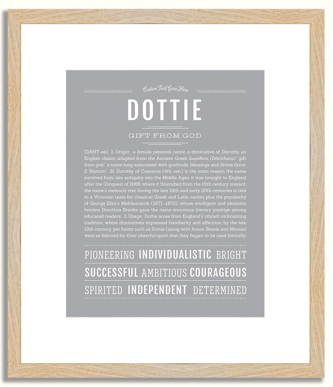 Dottie | Name Art Print