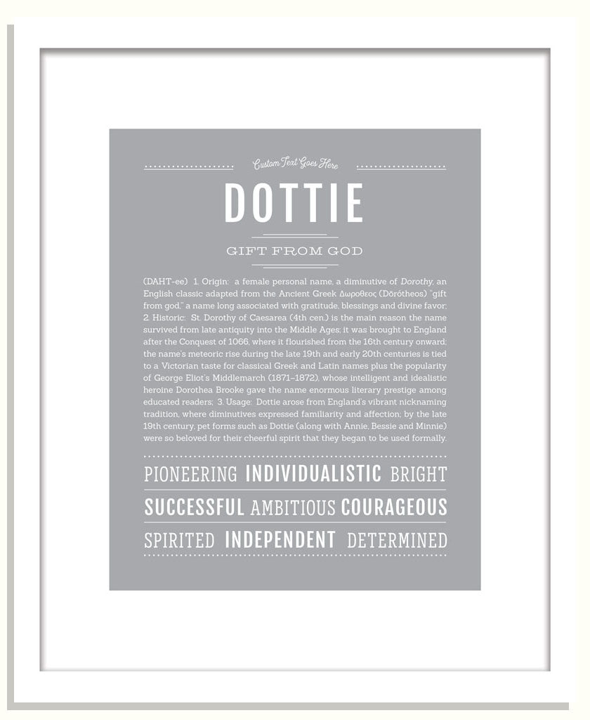 Dottie | Name Art Print