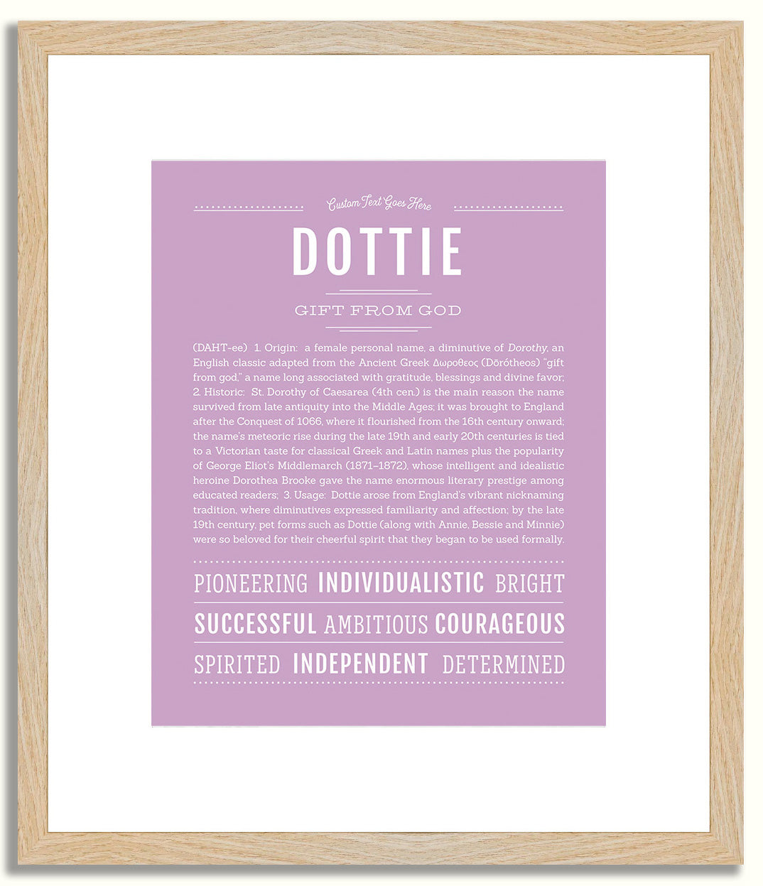 Dottie | Name Art Print