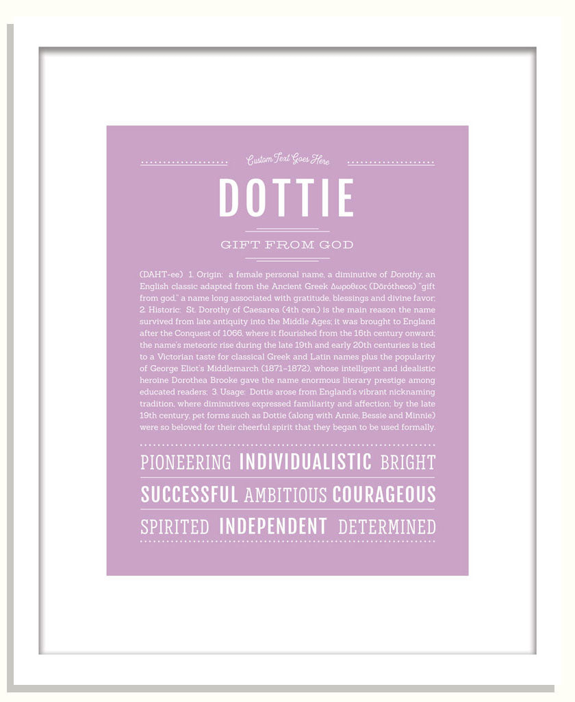 Dottie | Name Art Print