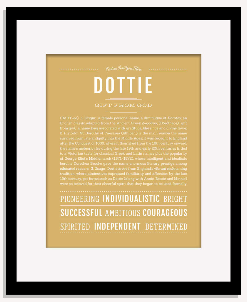 Dottie | Name Art Print