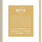 Dottie | Name Art Print