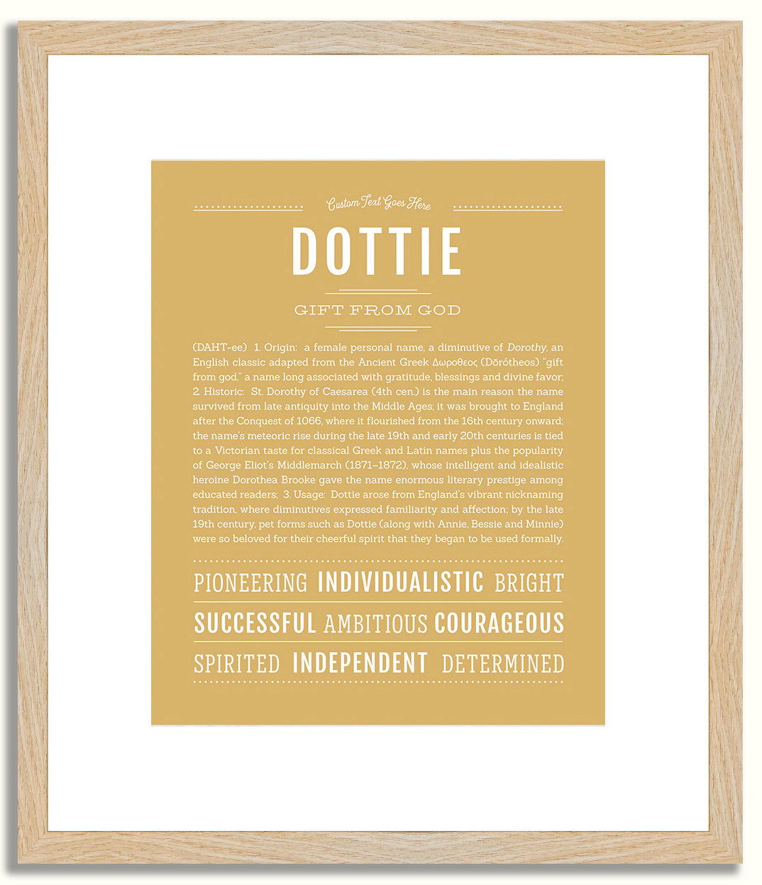 Dottie | Name Art Print