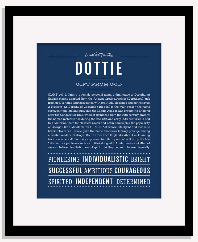 Dottie | Name Art Print