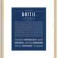 Dottie | Name Art Print