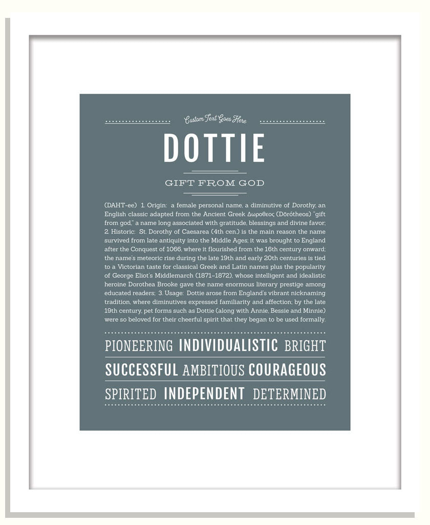 Dottie | Name Art Print