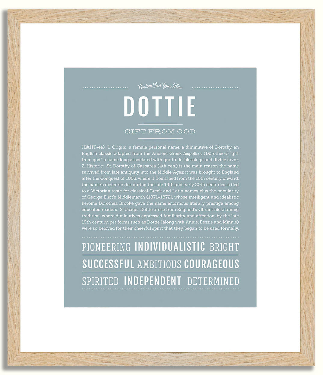 Dottie | Name Art Print
