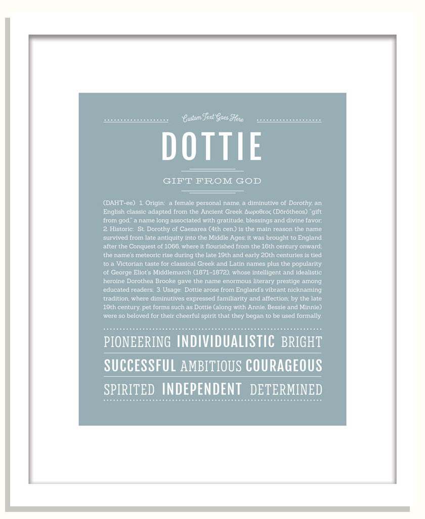 Dottie | Name Art Print