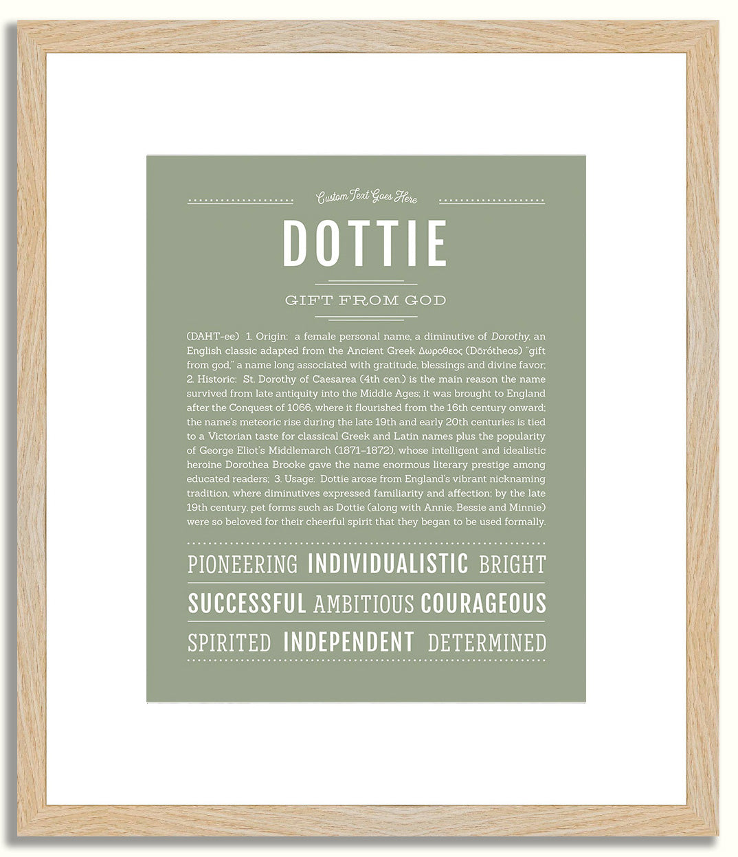 Dottie | Name Art Print