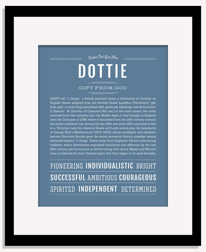 Dottie | Name Art Print