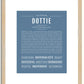 Dottie | Name Art Print