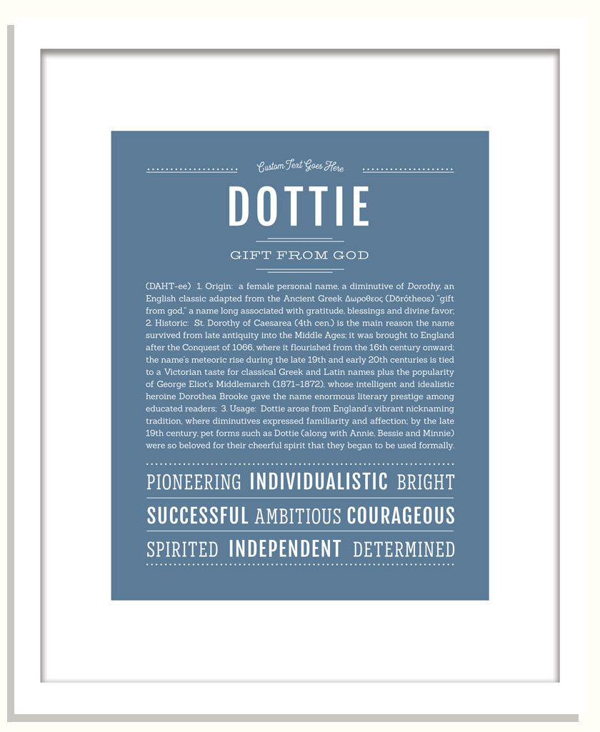 Dottie | Name Art Print