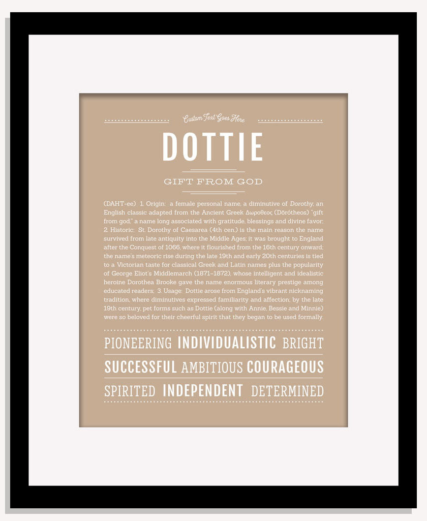Dottie | Name Art Print