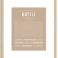 Dottie | Name Art Print