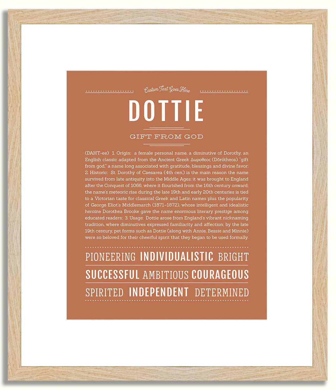 Dottie | Name Art Print