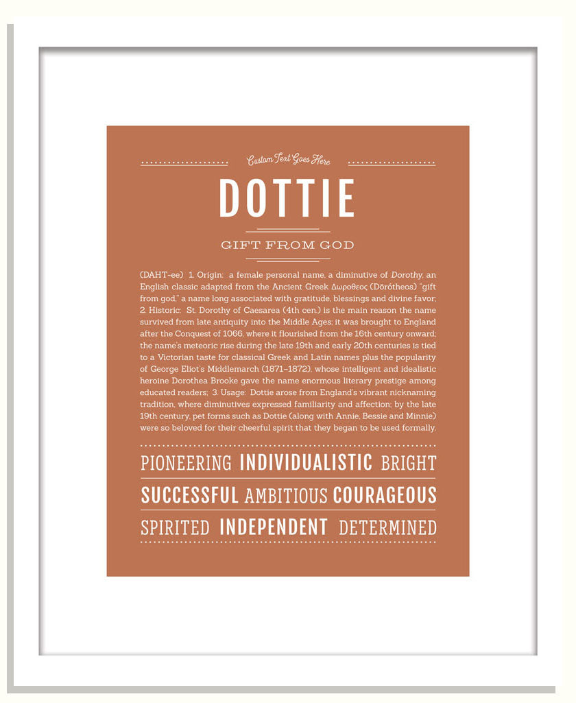 Dottie | Name Art Print