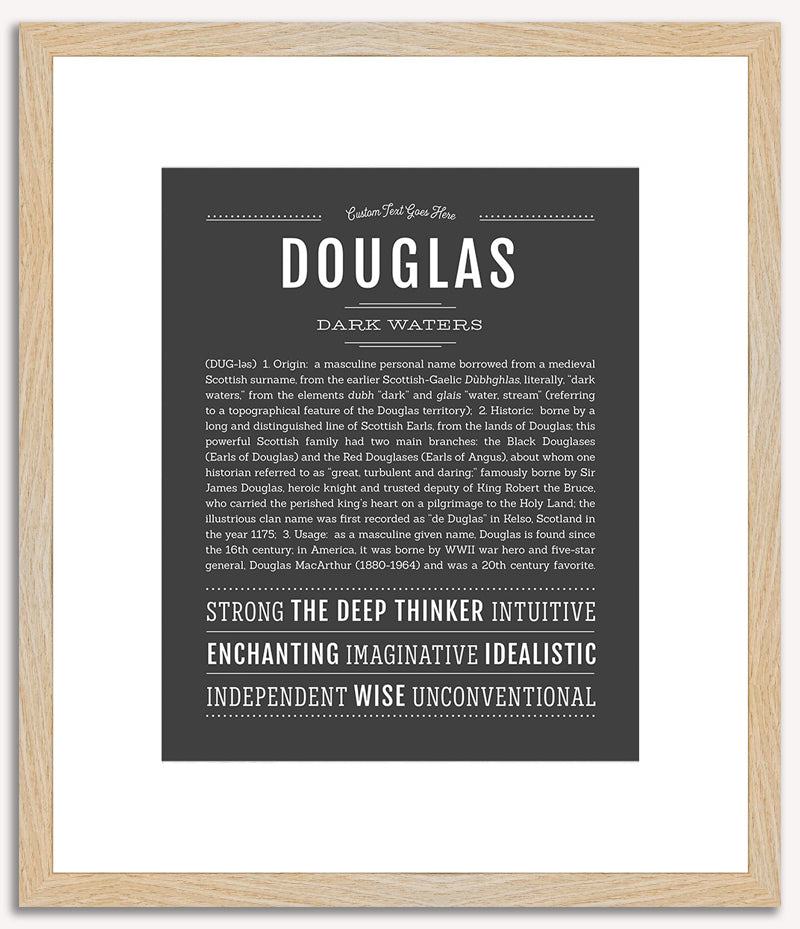 Douglas | Name Art Print