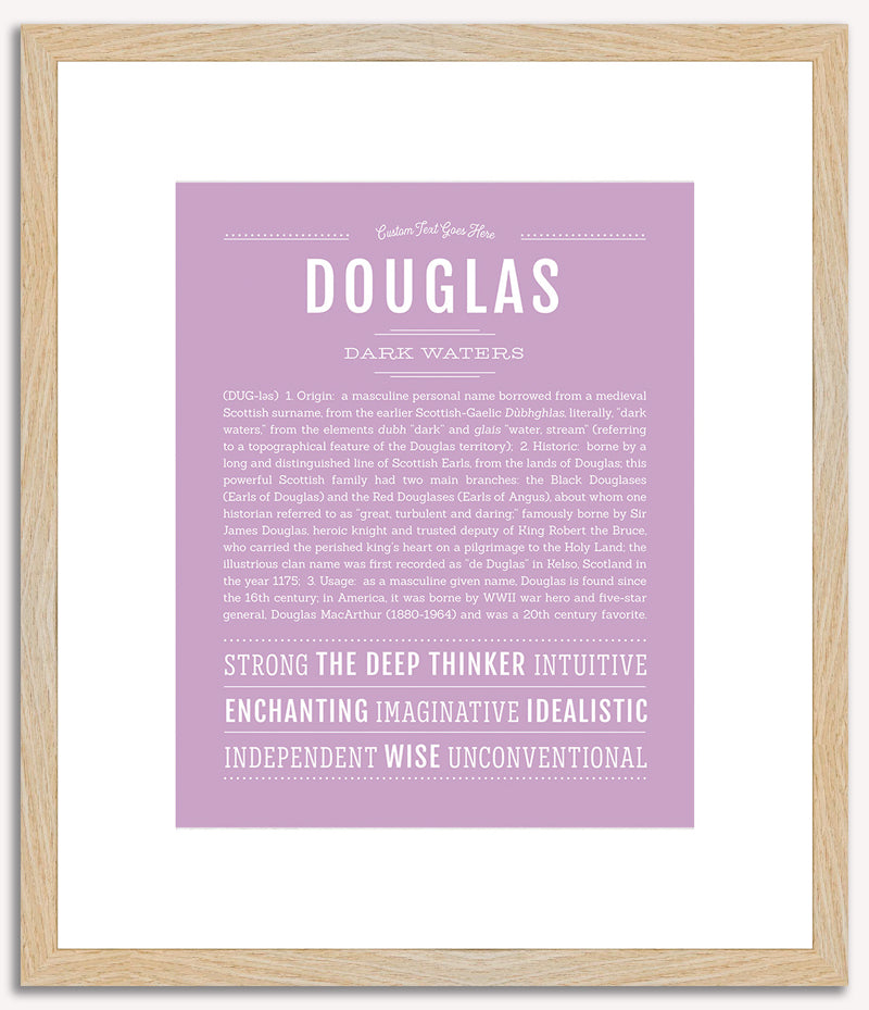 Douglas | Name Art Print