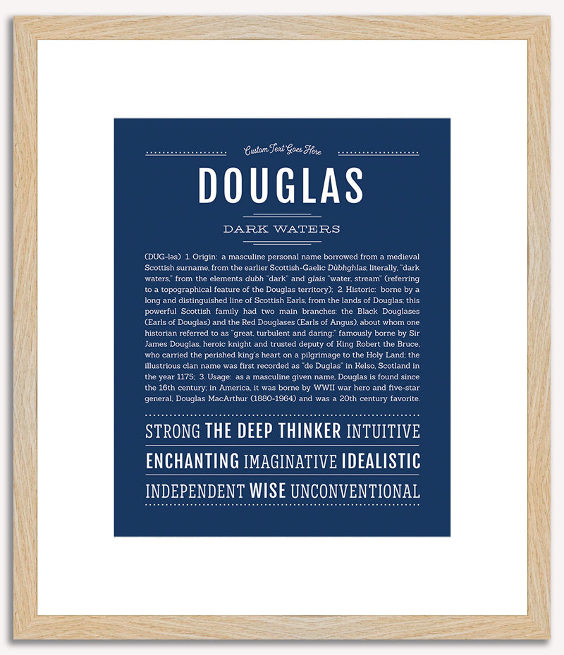 Douglas | Name Art Print