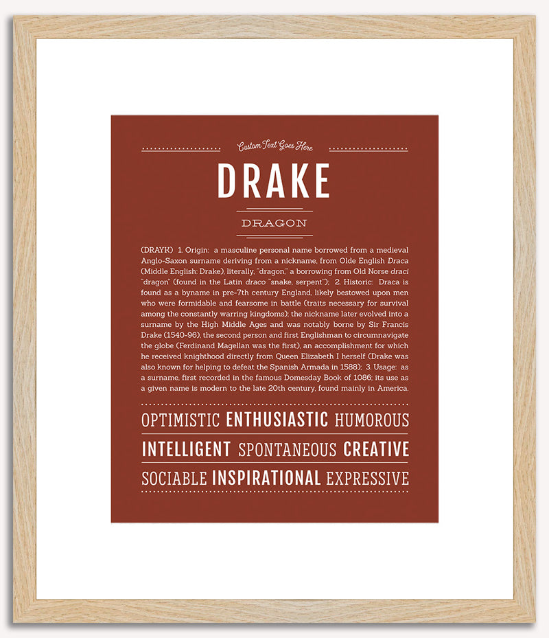 Drake | Name Art Print