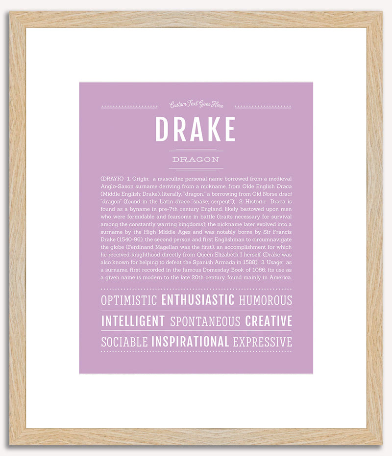 Drake | Name Art Print