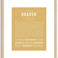 Draven | Name Art Print