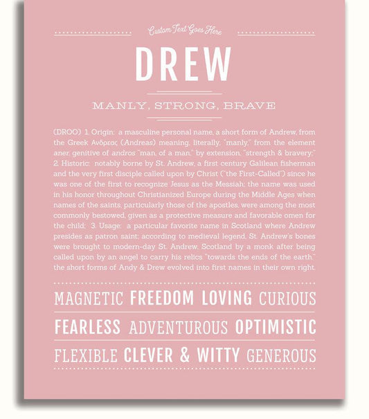 Frame Options | Dusty Rose | No Frame