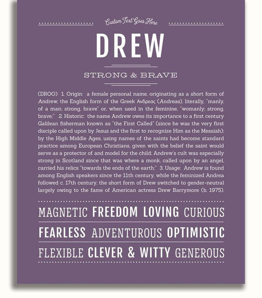 Frame Options | Deep Purple | No Frame