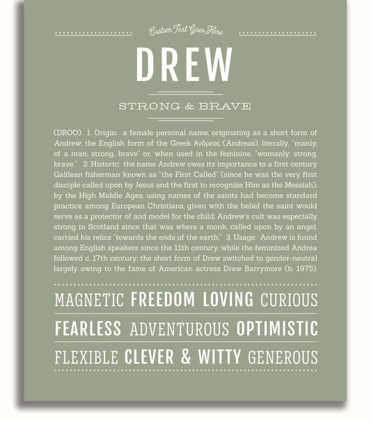 Frame Options | Sage | No Frame