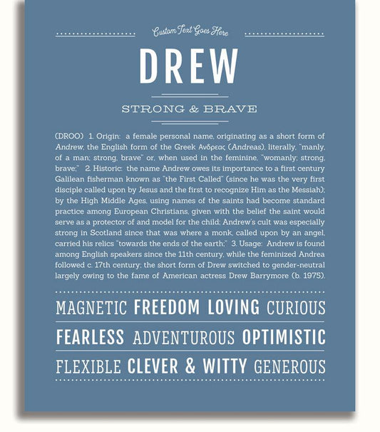 Frame Options | Steele Blue | No Frame