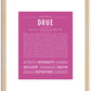 Drue | Name Art Print