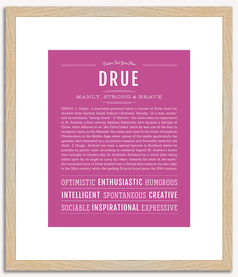 Drue | Name Art Print