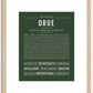 Drue | Name Art Print