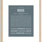 Drue | Name Art Print