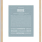 Drue | Name Art Print