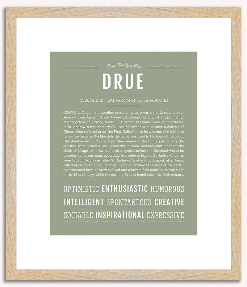 Drue | Name Art Print