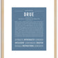 Drue | Name Art Print