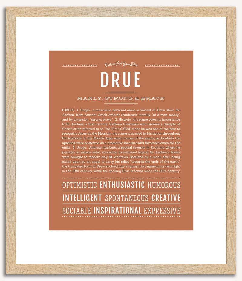 Drue | Name Art Print