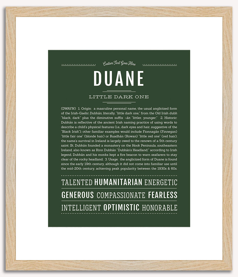 Duane | Name Art Print