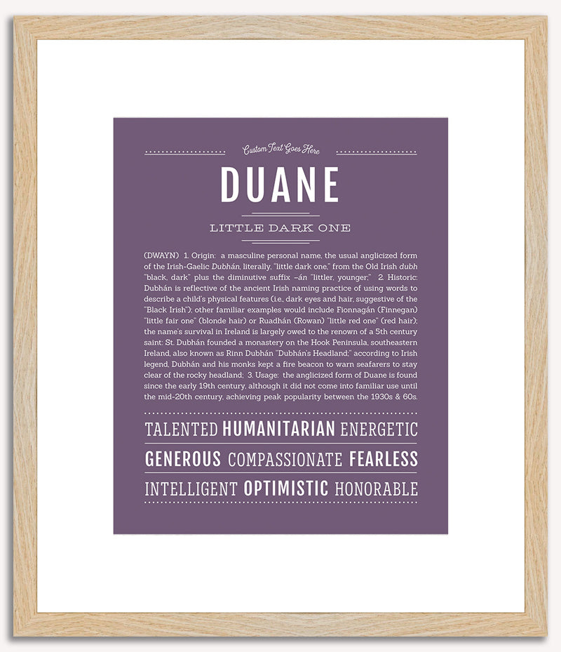 Duane | Name Art Print