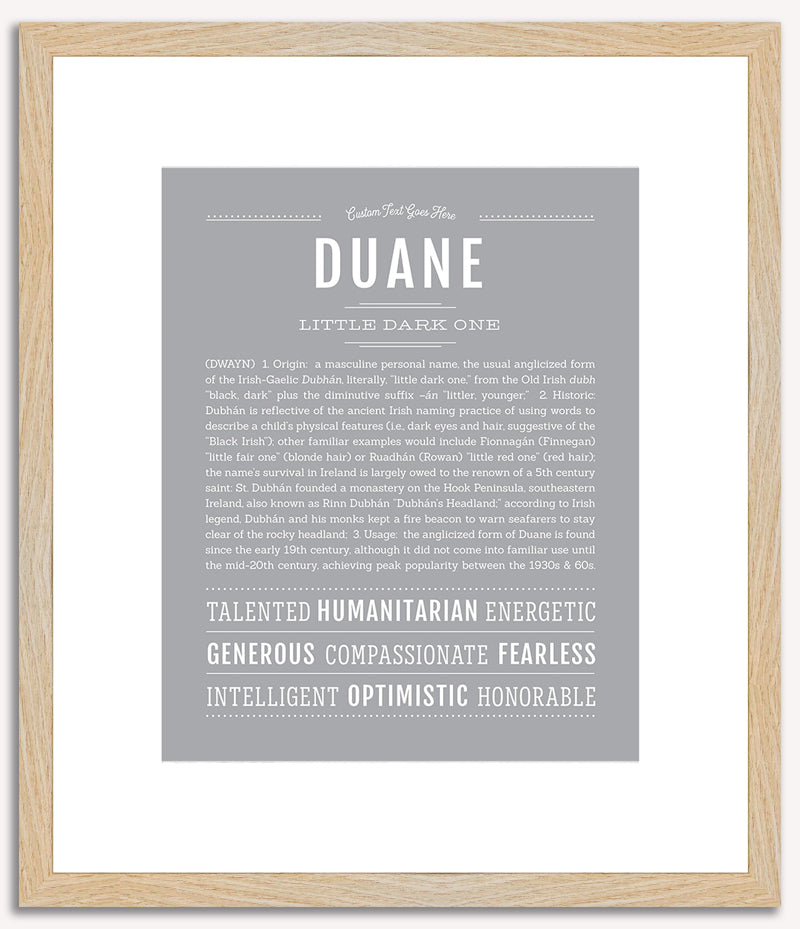 Duane | Name Art Print