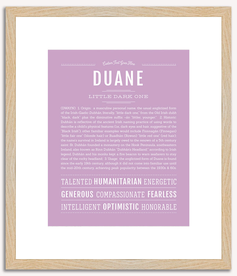 Duane | Name Art Print