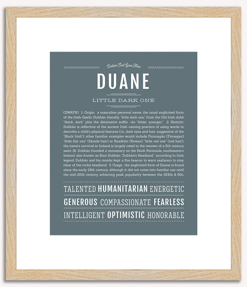 Duane | Name Art Print